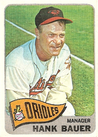 1965 Topps Baseball 323 Hank Bauer
