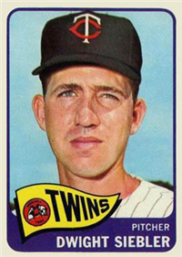 1965 Topps Baseball  Card #326  Dwight Siebler