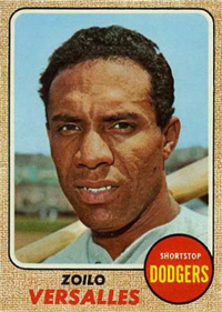 1968 Topps Baseball  Card #315  Zoilo Versalles