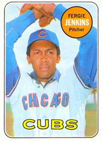 1969 Topps Baseball  Card #640  Fergie Jenkins (Hall of Fame)