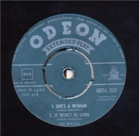 THE BEATLES  I Feel Fine EP (Odeon Geos 225, Norway, 1964)