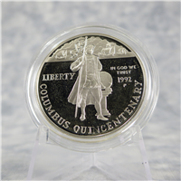 1992-P Columbus Proof Silver Dollar