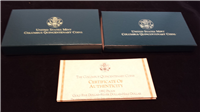 1992 Columbus Gold Silver 3 Coin Proof Set
