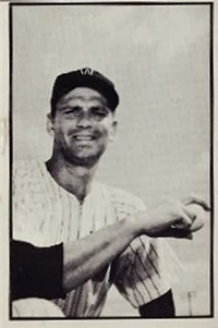1953 Bowman Black and White Baseball Card  #55  Don Johnson