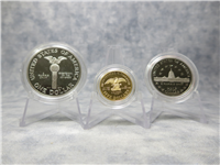 1989-SW Congress Gold Silver 3 coin Proof Set