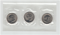 1979 Susan B. Anthony Dollar Souvenir Set (3 Coins)