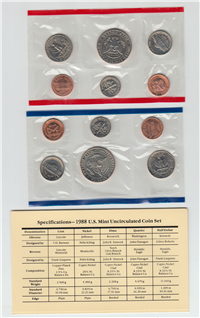 1988 Uncirculated Set (10 coins)