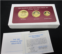 The 1979 Franklin Mint Gold Piece Proof Set   (Franklin Mint, 1979)