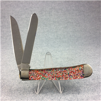 1986 Case 6254 SS Glitter First Issue Gulf Coast Knife Club Trapper