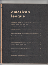 DELL BASEBALL ANNUAL Vol. 1 No. 1 (Dell Publishing Co., Inc., 1953)