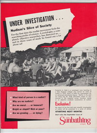 MODERN SUNBATHING  Vol. 26 No. 8-111    (Diamond, August, 1956) 