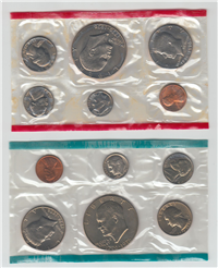 1975-pd Uncirculated Set (white envelope 12 coins)