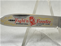 1994 FIGHT'N ROOSTER Mother of Pearl INTERNATIONAL CUTLERY CLUB II Whittler