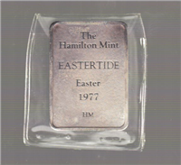 1977 Easter Ingot 'Eastertide'  (Hamilton Mint, 1977)