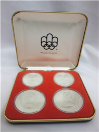 Montreal Olympics XXI 4-Coin Uncirculated Set Silver Series VI (Royal Canadian Mint, 1976)