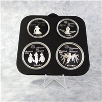 CANADA 1976 Montreal Olympics XXI 4 Coin Silver Proof Set Series III Early Sports