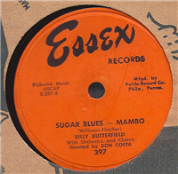 BILLY BUTTERFIELD ORCHESTRA     Magnificent Matador    (Essex   397,  1955)   45 RPM Record