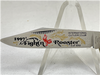 1997 FIGHT'N ROOSTER Mother of Pearl INTERNATIONAL CUTLERY CLUB Cheetah