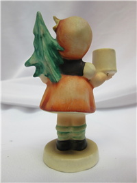 GIRL WITH FIR TREE Advent Candlestick Figurine (Hummel 116, TMK)