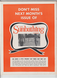 MODERN SUNBATHING  Vol. 27 No. 1-116    (Diamond, January, 1957) 