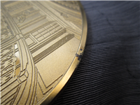 Titanic 1/2 Troy Pound 999 Pure Silver with 24K Electroplate Proof Medal (Highland Mint)