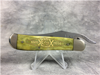 2014 Case 61953 L SS Olive Green 125th Anniversary RussLock