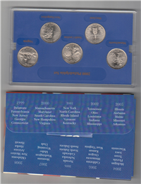 2000 50 State Quarters Proof Set (5 coins)