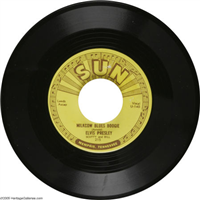 ELVIS PRESLEY     Milkcow Blues Boogie     (Sun  215,  1955)   45 RPM Record