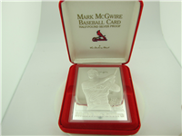 Danbury Mint  Mark McGwire Half Pound Silver Baseball Card Ingot