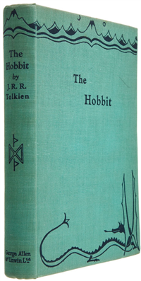 THE HOBBIT  J. R. R. Tolkien  (1937)  First Edition in Dust Jacket