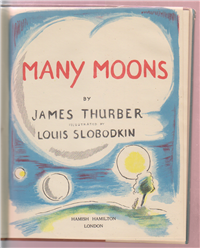 MANY MOONS  James Thurber  (1944)  First Edition in Dust Jacket