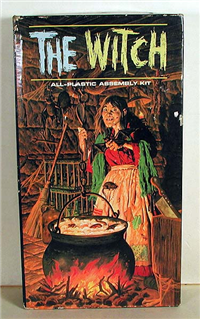 THE WITCH  Plastic Model Kit  (Aurora, 1965)