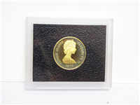 CAYMAN ISLANDS 1975 Six Queens $100 Gold and $50 Silver Proof Set 