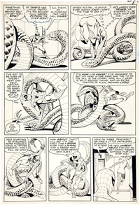 1965 MARVEL Steve Ditko The Amazing Spider-Man #22 Princess Python Page 18 Original Art 