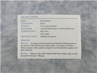 2006-S San Francisco Old Mint Proof Silver Dollar