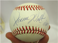JEROME WALTON Limited Edition Signed Baseball  (Score Board, 1989) ROY
