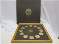 National Museum of Anthropology Aztec Medals Collection   (Franklin Mint, 1980)