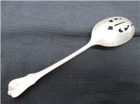 Grand Colonial Sterling 8  1/2" Pierced Serving Spoon   (Wallace, #1942) 