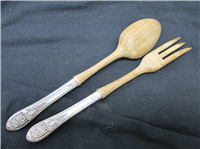 Crown Princess Sterling 10  3/4" Salad Set   (Fine Arts, #1949) 