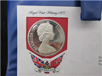 BERMUDA 1975 Royal Visit $25 Silver Proof KM 23a