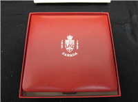 CANADA 1967 Centennial 6 Coins Proof-Like Set in Red Case with Medallion