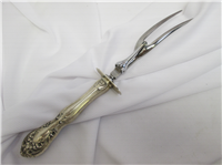 Chateau Rose Sterling 11" Meat Carving Fork   (Alvin, #1940) 