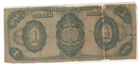 (Fr-351)  1891 $1 Treasury Note (Tillman/Morgan)