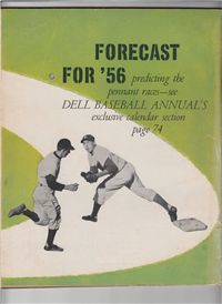 DELL BASEBALL ANNUAL Vol. 1 No. 5 (Dell Publishing Co., Inc., 1956)