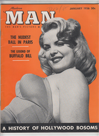MODERN MAN  Vol. V #7-55    (Publishers Development Corp., January, 1956) Anita Ekberg, Marilyn Monroe, Lee Wilson
