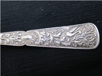 Leaves, Birds, Scrolls Sterling 8 5/8" Berry Spoon   (JB & SM Knowles) 