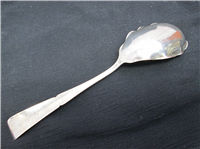 Leaves, Birds, Scrolls Sterling 8 5/8" Berry Spoon   (JB & SM Knowles) 