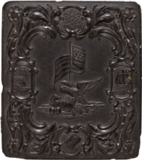 1/6 Plate Ambrotype of Federal Soldier and Wife