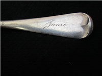 Antique Engraved No. 8 Sterling 6" Teaspoon   (Gorham, #1880) 