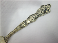 March/Violet/Aries Sterling 5 7/8" Souvenir Spoon   (R. Wallace & Sons Mfg.) 